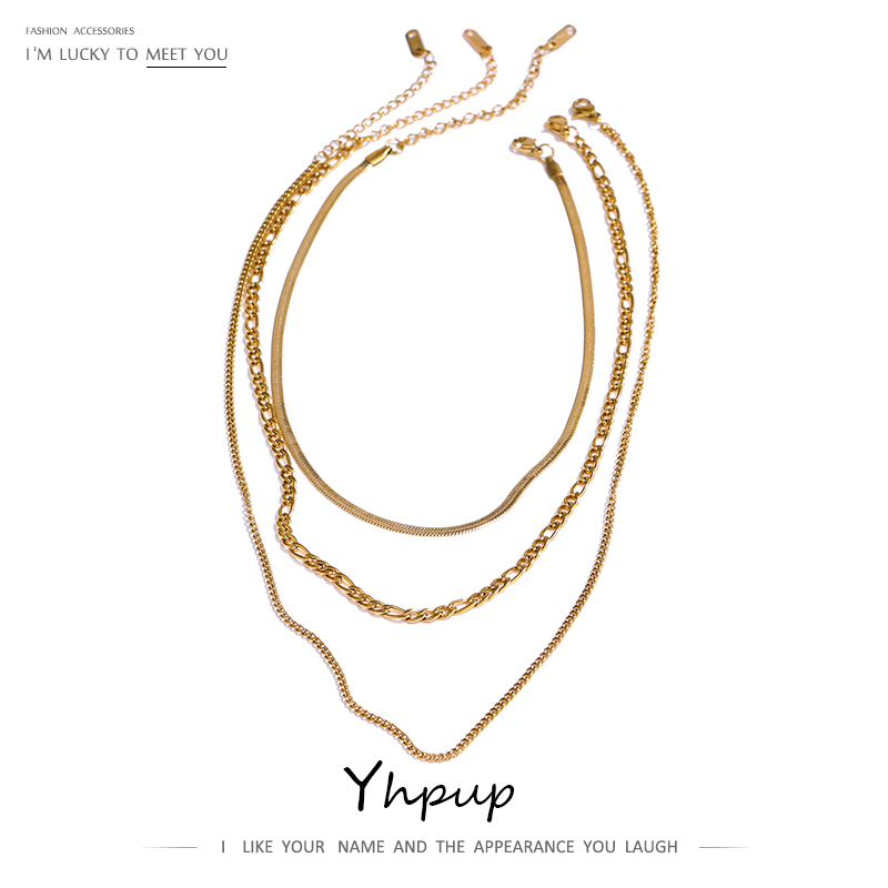 Birth Flower Necklace - Yhpup Thép Không Gỉ Dây Chuyền