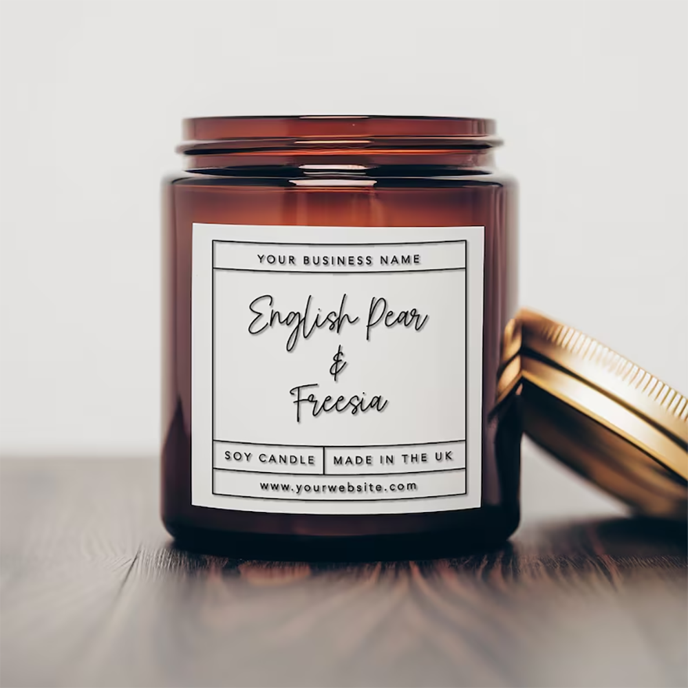 Personalized square Sticker Wi - đánh giá và giá Personalised Candle Label