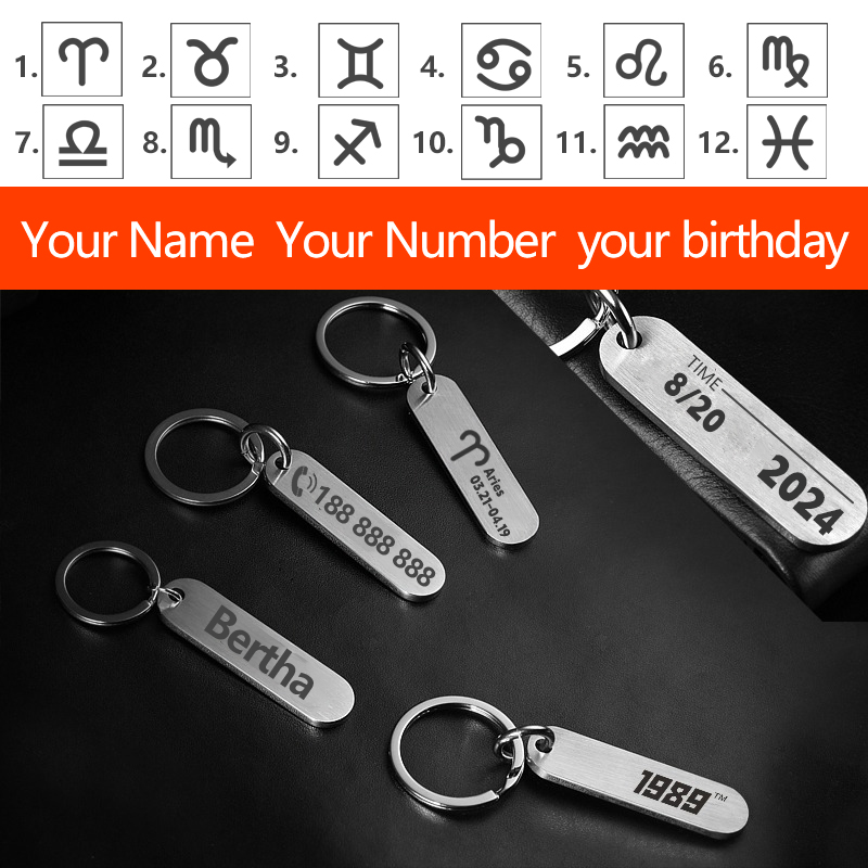 Customized Key Chains with Las - đánh giá và giá Initial Ring Custom