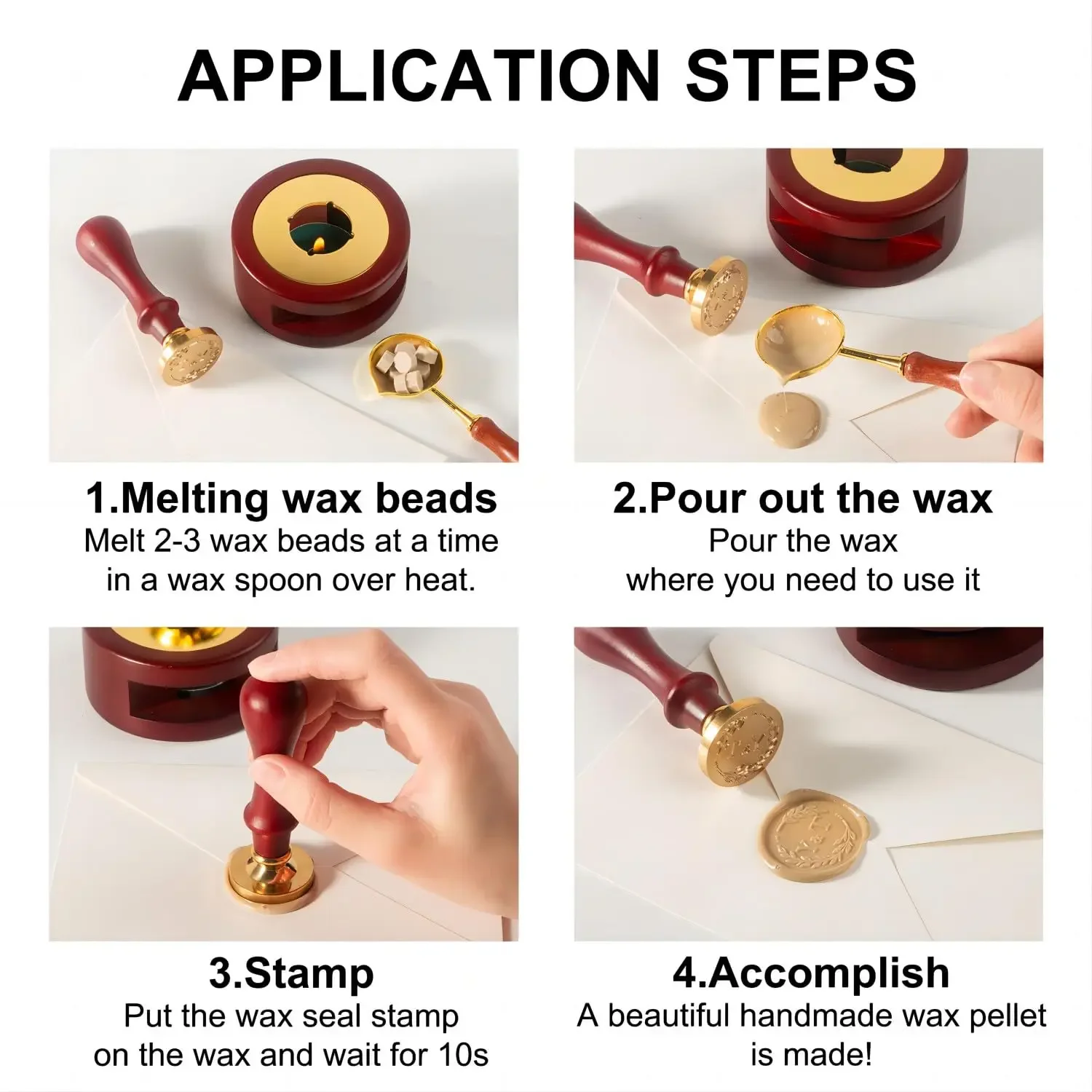 Custom Wax Seal Stamp Kit Doub - đánh giá và giá Wax Seal Letter Kit