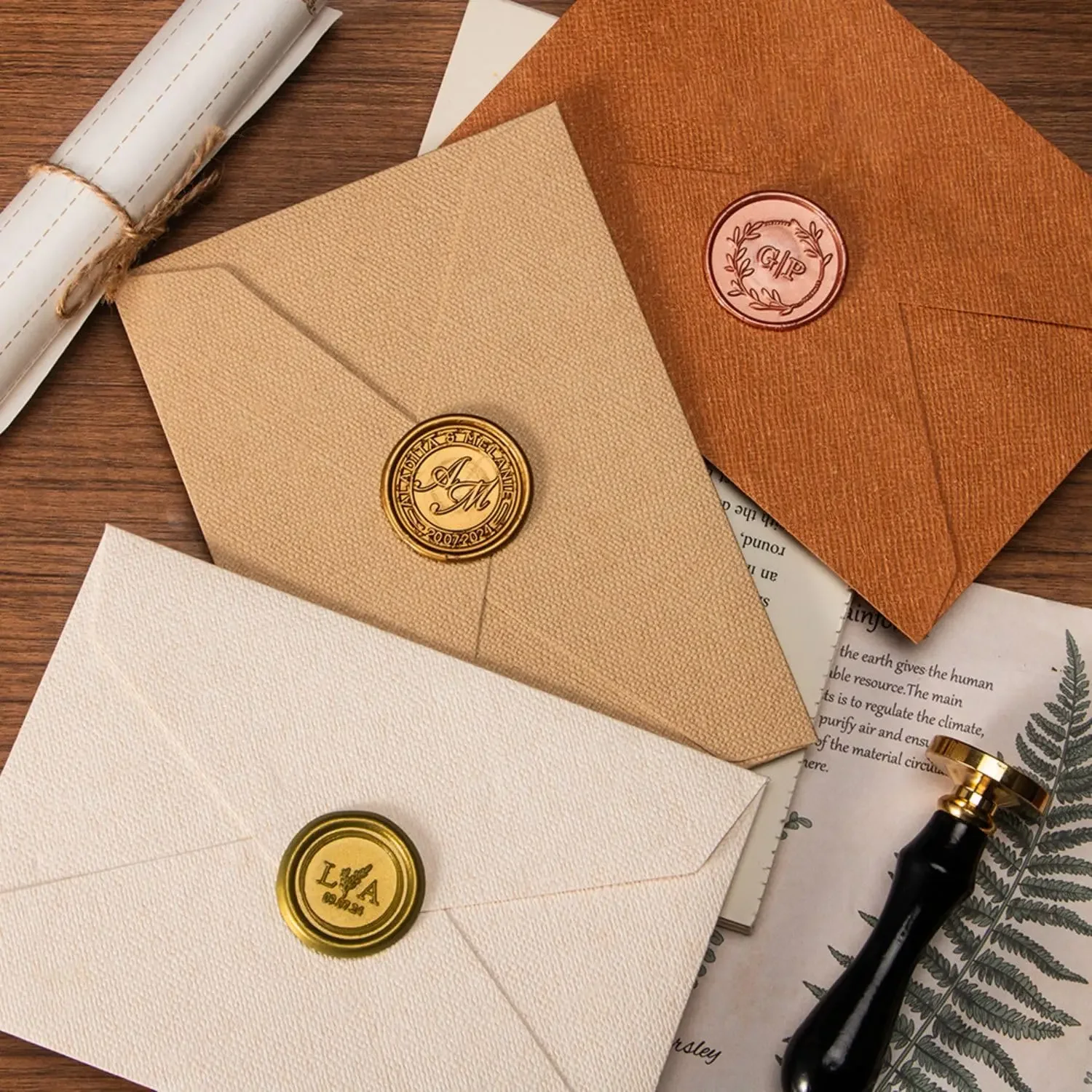 Custom Wax Seal Stamp Kit Doub - đánh giá và giá Wax Seal Letter Kit