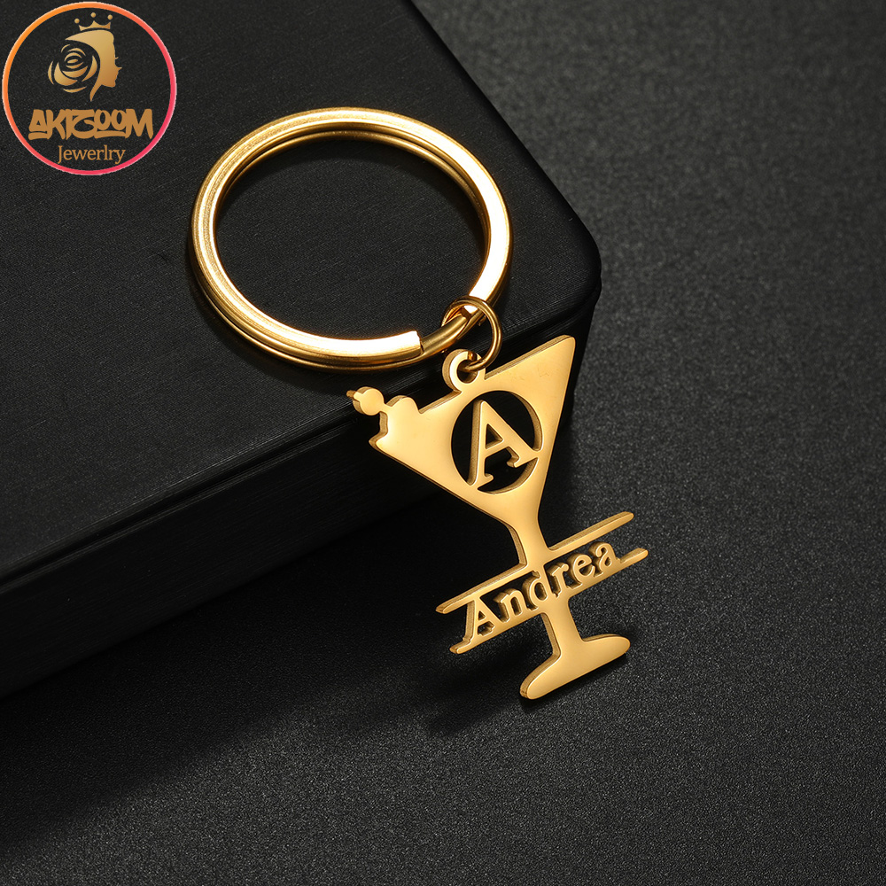 Akizoom Custom Name Big Letter - đánh giá và giá Initial Ring Custom