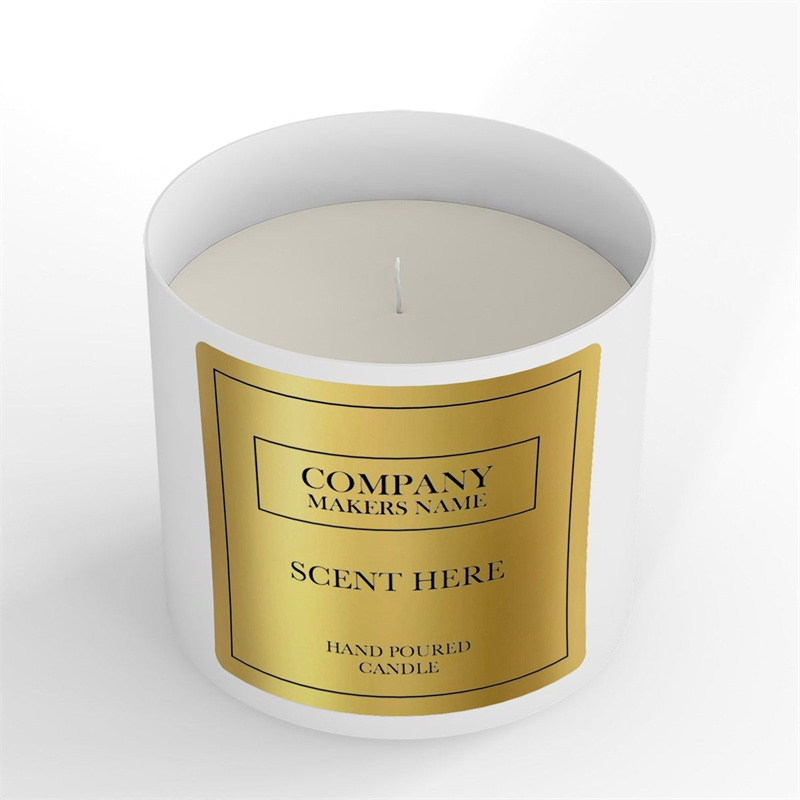 Custom 3D Embossed Gold Foil A - đánh giá và giá Personalised Candle Label