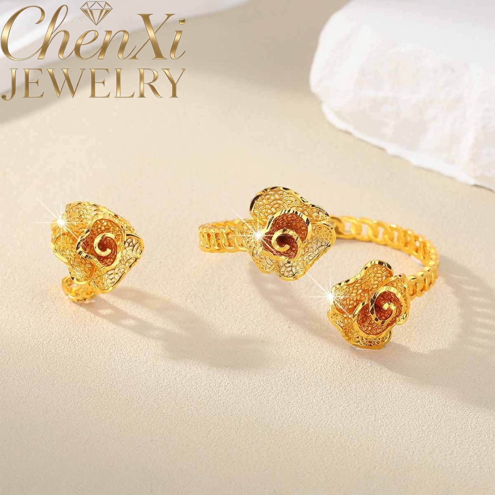 Sand Gold Floral Open-End Bang - đánh giá và giá Coordinates Bracelet